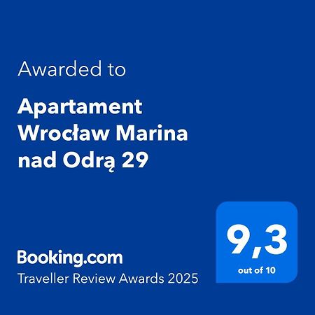 Apartament Wroclaw Marina Nad Odra 29 Exterior foto